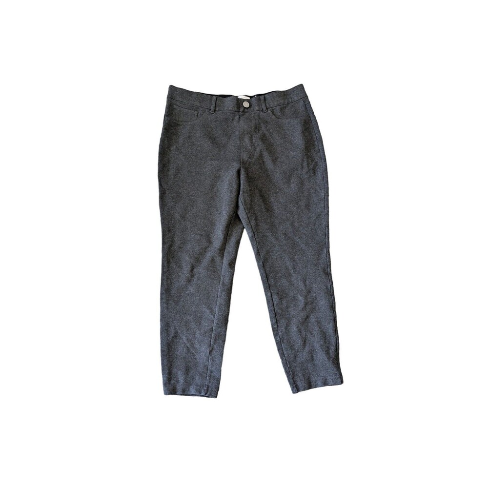 Westbound Woman Gray Pull Up Waist Pants Size Large Petite